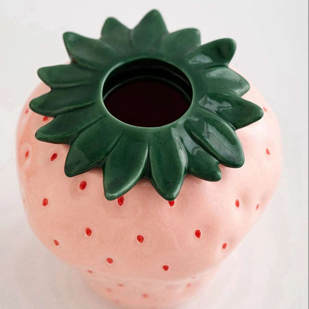 The Fresa: Strawberry Shaped Vase