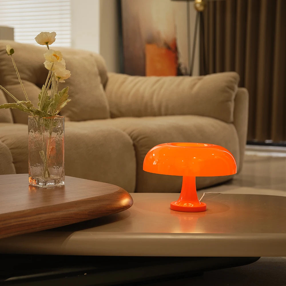 The Shroom: Mushroom Shaped Nordic Desk/Bed Side Table Lamp