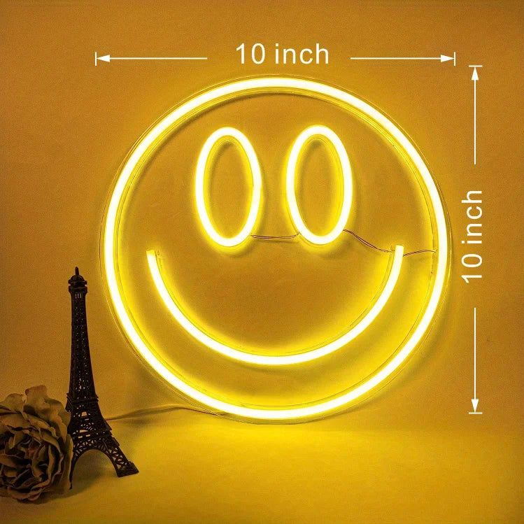 Smile Face LED Neon Sign