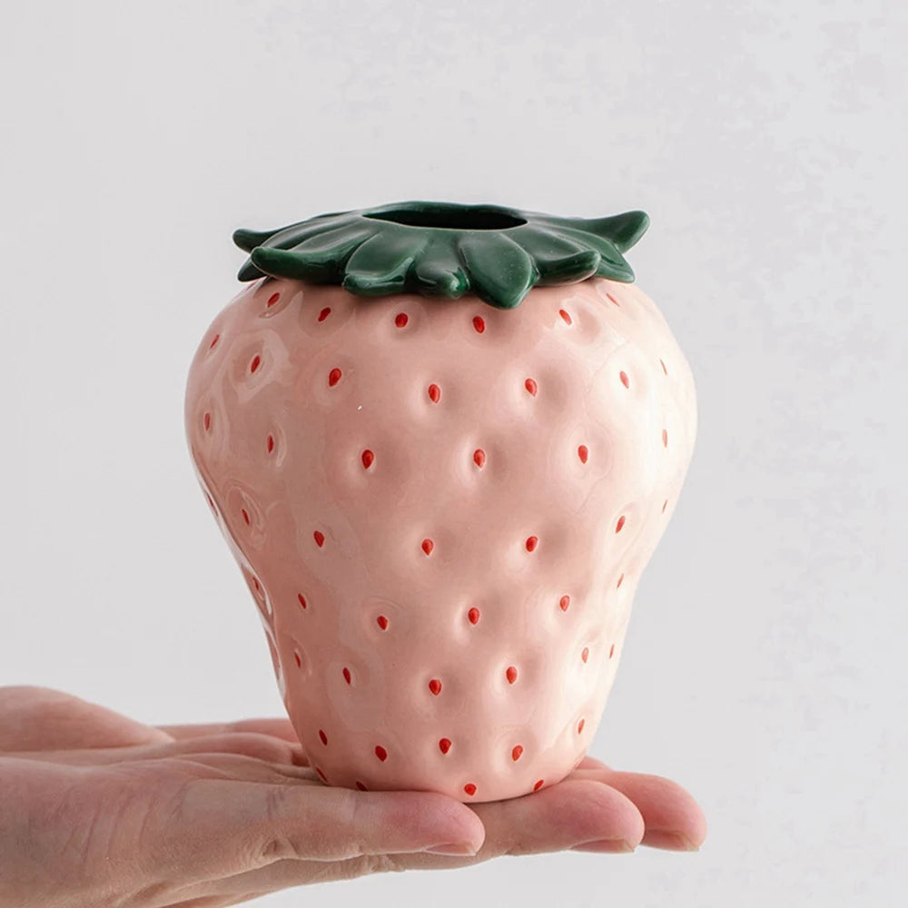 The Fresa: Strawberry Shaped Vase