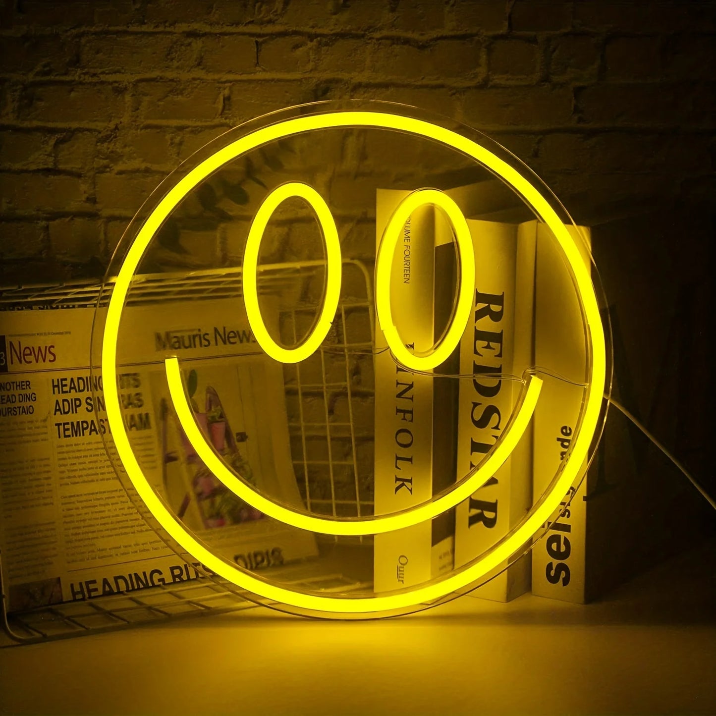 Smile Face LED Neon Sign