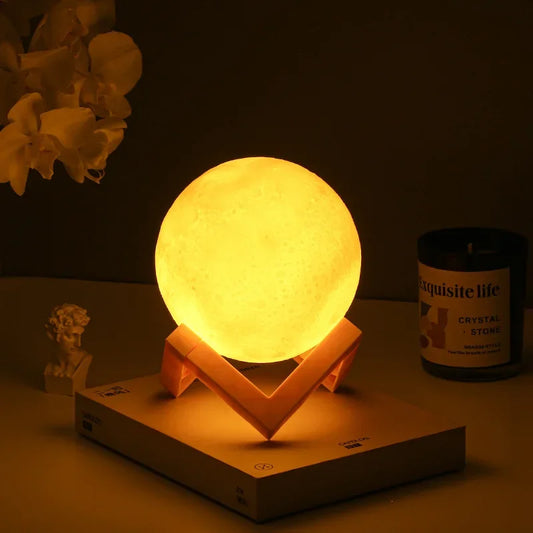 The Twilight: LED Moon Desk/Bedside Table Lamp