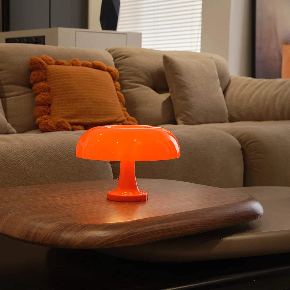 The Shroom: Mushroom Shaped Nordic Desk/Bed Side Table Lamp