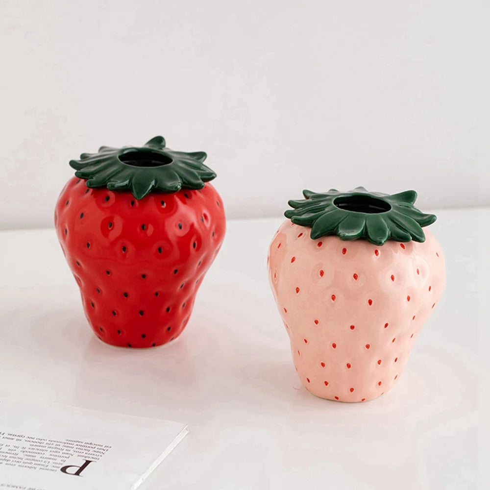 The Fresa: Strawberry Shaped Vase