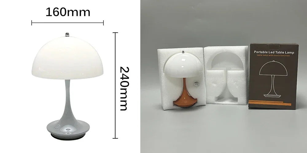 Sofia Italian Designer Mushroom Table Lamp