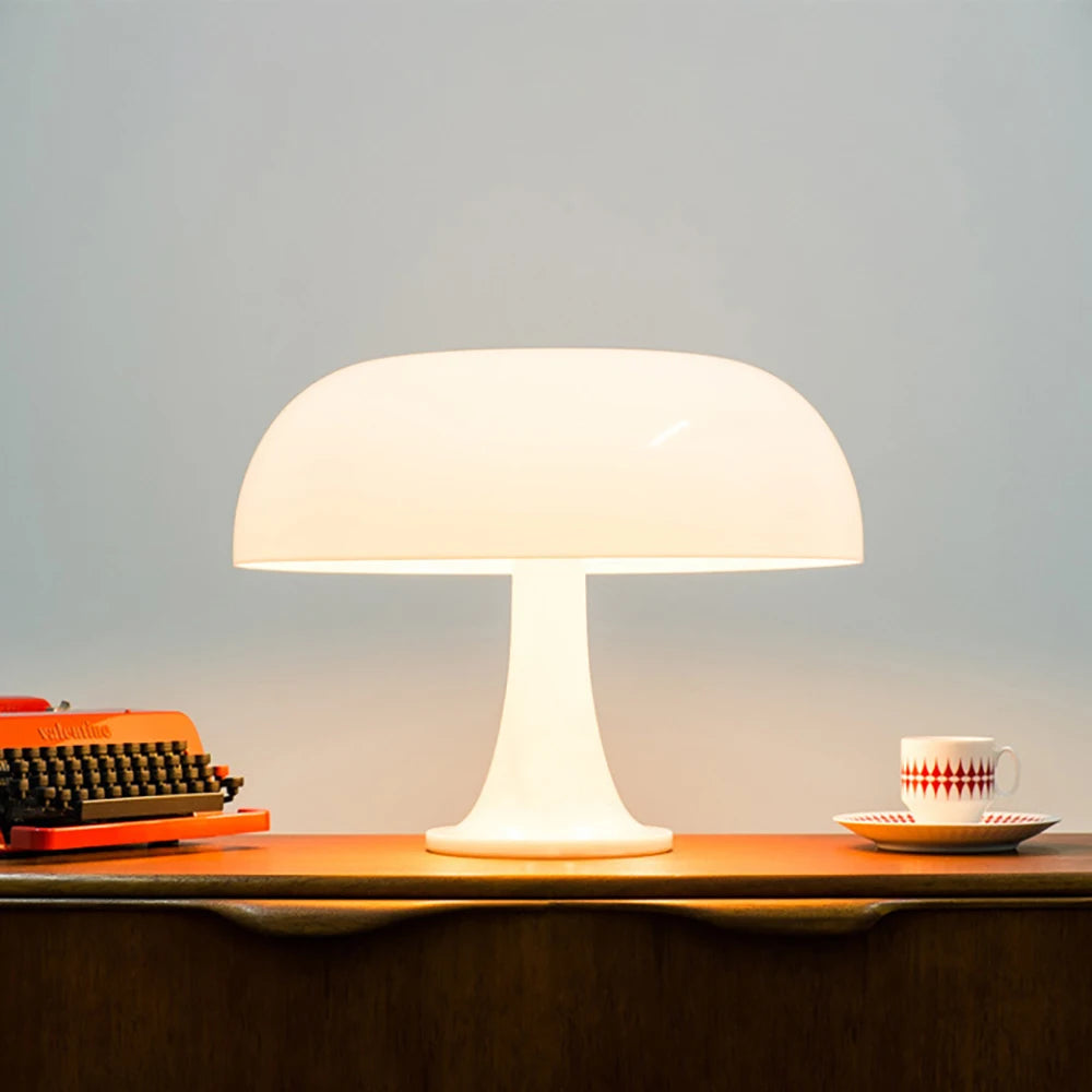 The Shroom: Mushroom Shaped Nordic Desk/Bed Side Table Lamp