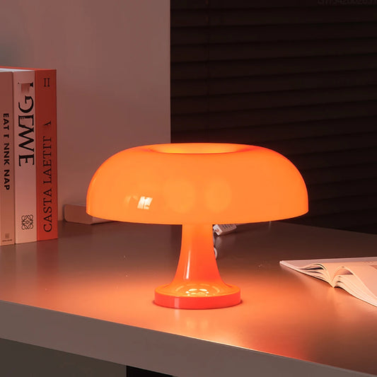 The Shroom: Mushroom Shaped Nordic Desk/Bed Side Table Lamp