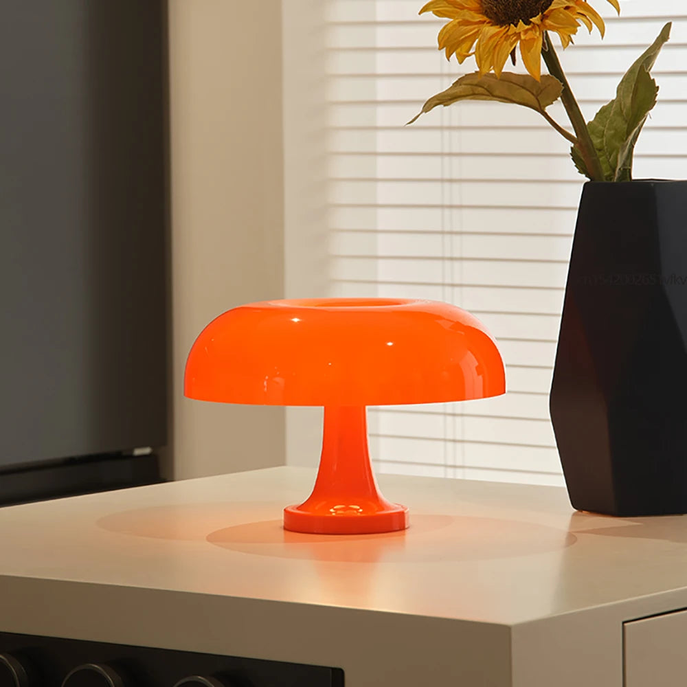 The Shroom: Mushroom Shaped Nordic Desk/Bed Side Table Lamp